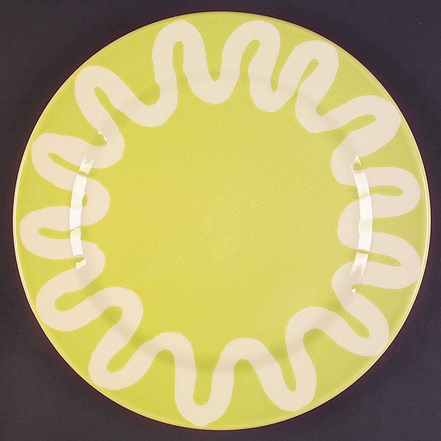 Fingerpaint Green Dinner Plate by Presenttense-1