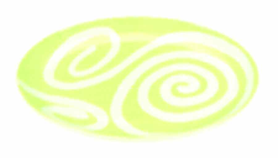 Fingerpaint Green 17" Oval Serving Platter by Presenttense-1