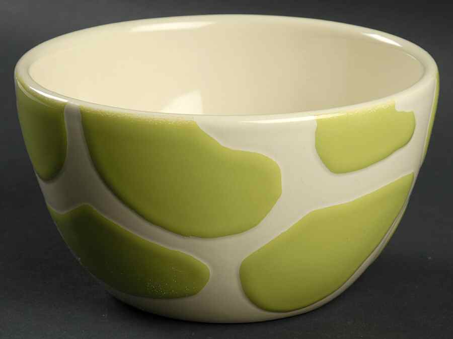 Fingerpaint Green Coupe Cereal Bowl by Presenttense-1