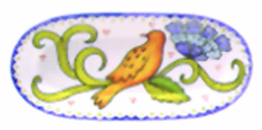 Partridge 16" Oval Serving Platter by Presenttense-1