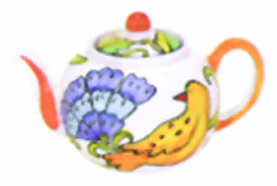 Partridge Teapot & Lid by Presenttense-1