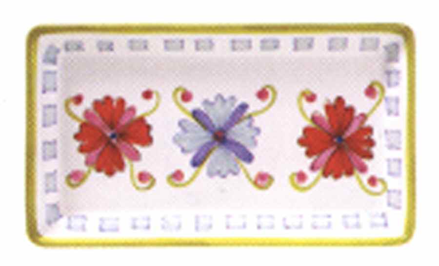 Santorini 13" Rectangular Serving Platter by Presenttense-1