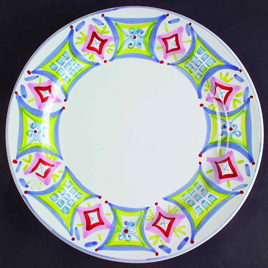 Santorini Dinner Plate by Presenttense-1