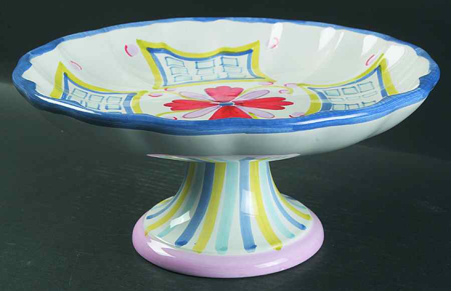 Santorini Round Compote (Height X Width) by Presenttense-1