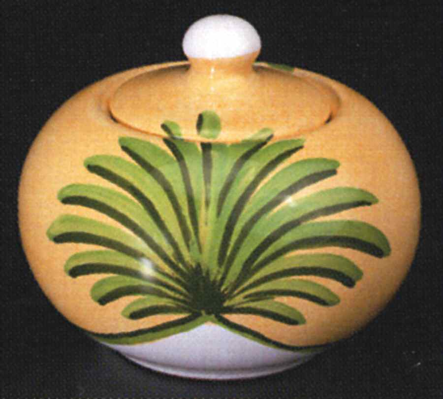 Classic Palm Sugar Bowl & Lid by Presenttense-1