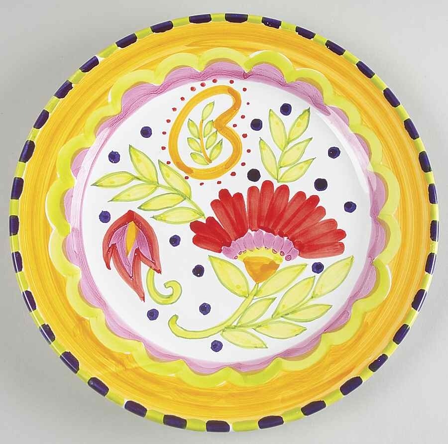Paisley Dinner Plate by Presenttense-1