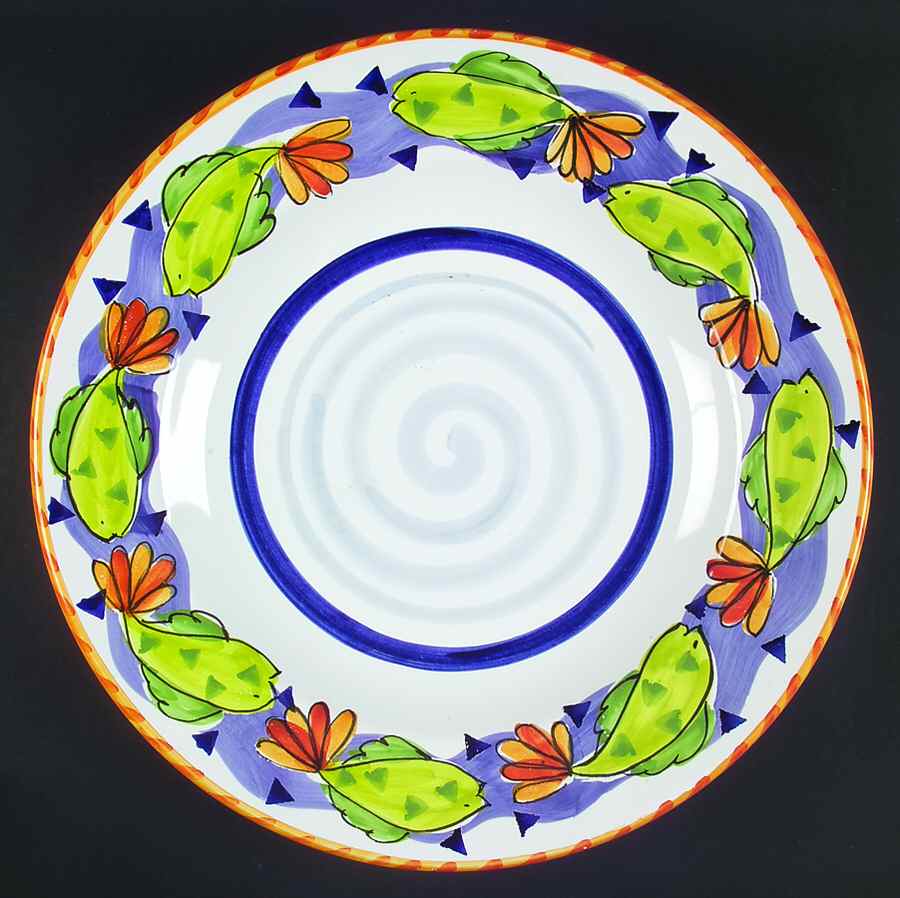 River Fish 16" Chop Plate (Round Platter) by Presenttense-1