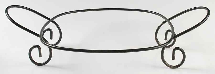 Flower Market Metal Rack for 14" Square Pasta Serving Bowl by Pfaltzgraff-1