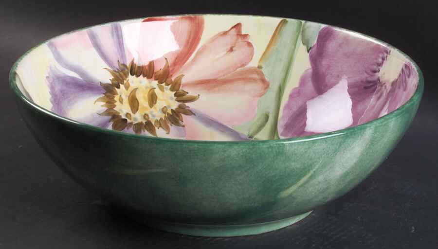 Flower Market 14" Large Salad Serving Bowl by Pfaltzgraff-1