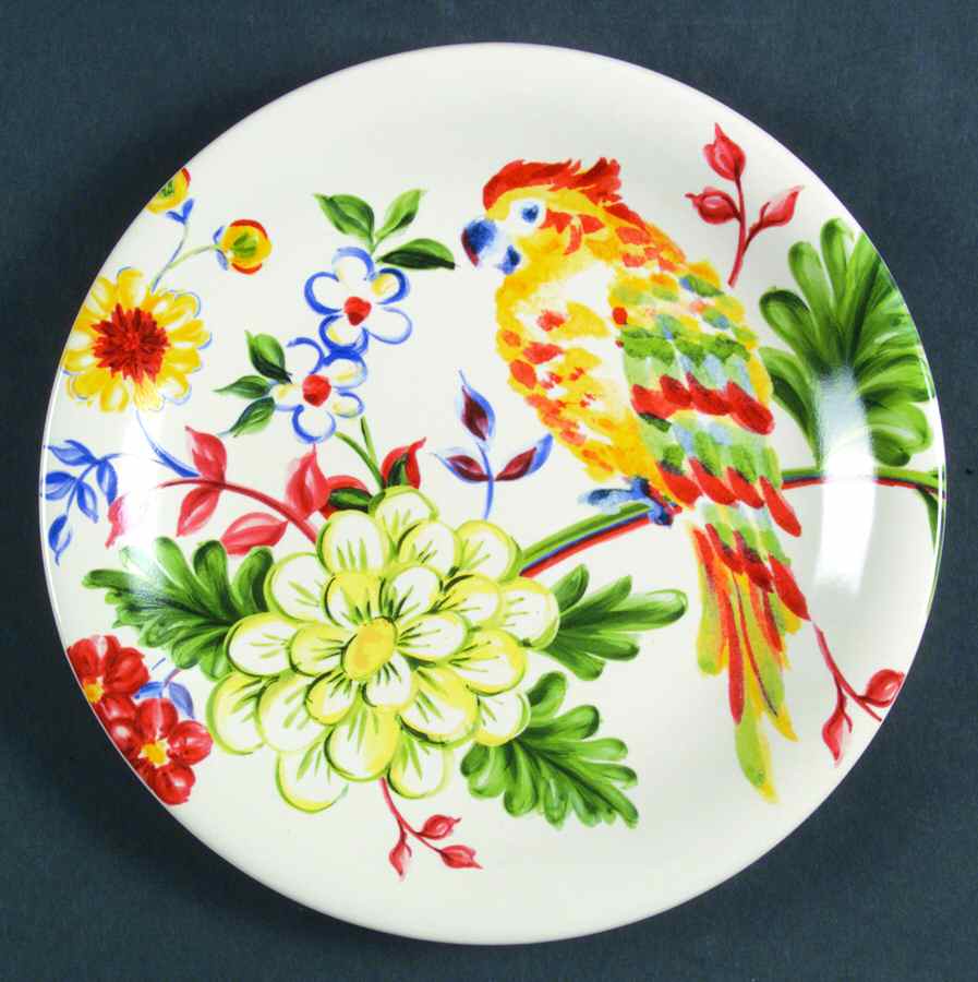 Paradise Song Salad Plate by Pfaltzgraff-1