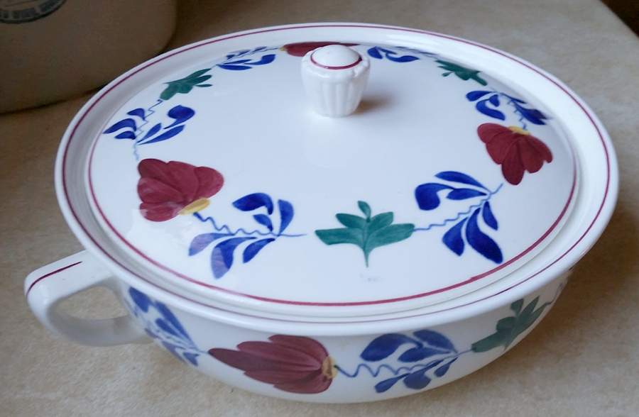 483 Round Covered Vegetable by Petrus Regout & Co-1