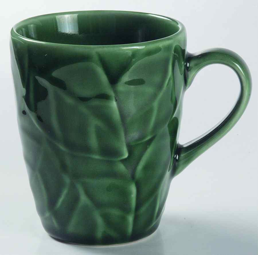 Jade Leaves Mug by Pier 1-1