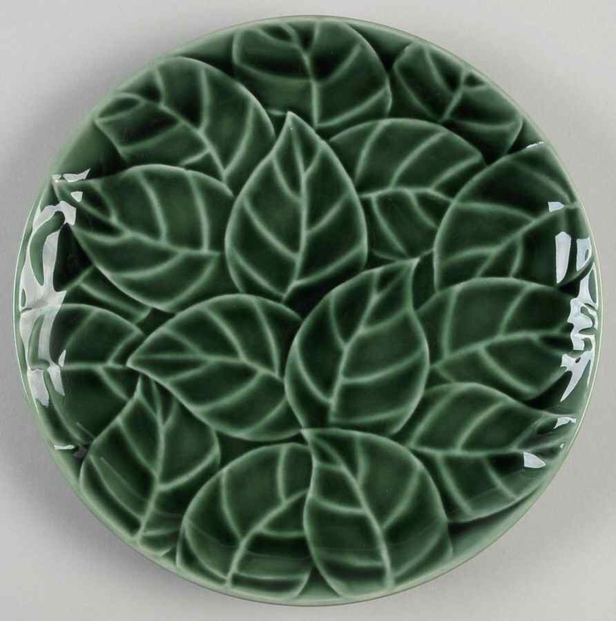 Jade Leaves Salad Plate by Pier 1-1