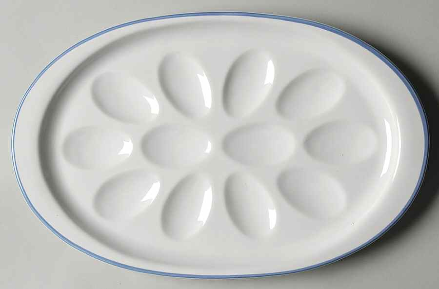 Hopscotch (No Fruit) Deviled Egg Plate by Pfaltzgraff-1