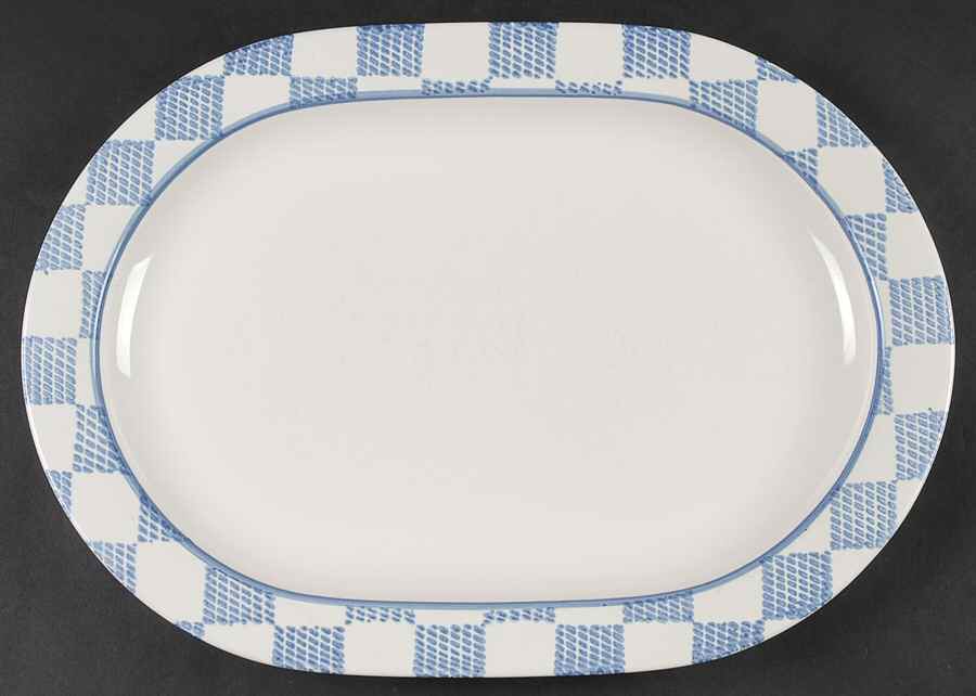 Hopscotch (No Fruit) 14" Oval Serving Platter by Pfaltzgraff-1