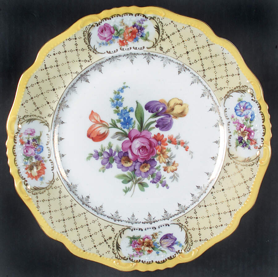 5932 (Yellow) Dinner Plate by Pirkenhammer-1