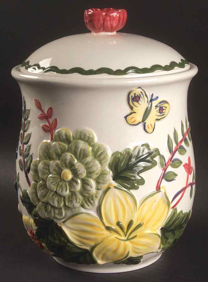 Paradise Accessories Medium Canister & Lid by Pfaltzgraff-1