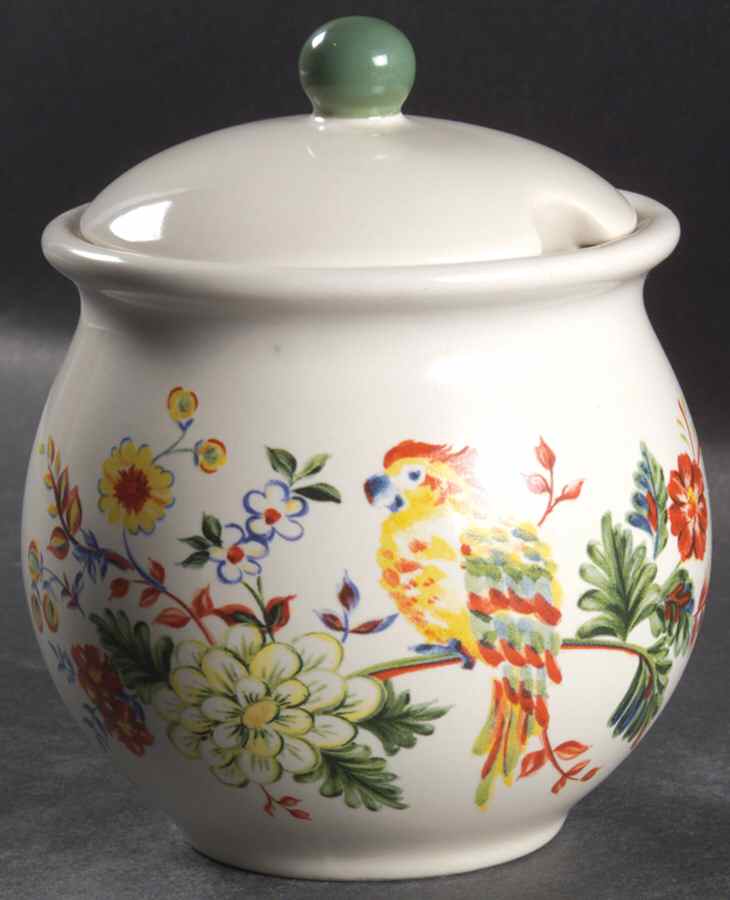 Paradise Accessories Sugar Bowl & Lid by Pfaltzgraff-1