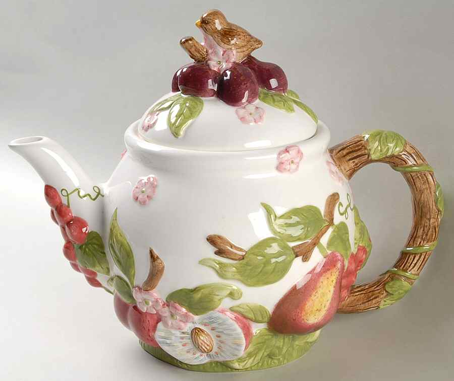 Pomona Countertop Figural Teapot & Lid by Portmeirion-1