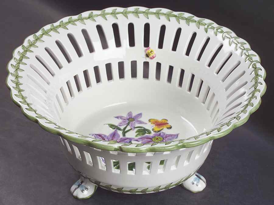 Botanic Garden Hostess Footed Bowl by Portmeirion-1