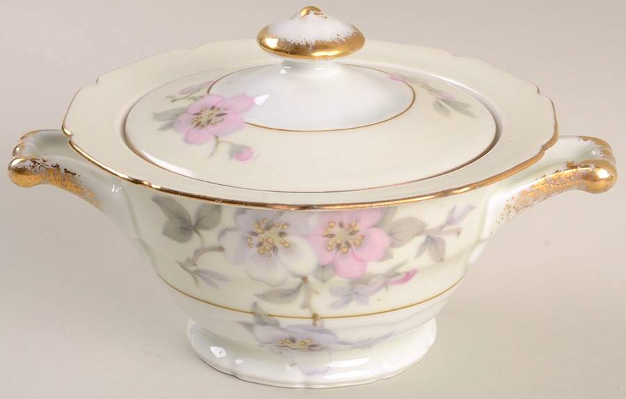 Pun91 Sugar Bowl & Lid by Porcelain Union-1