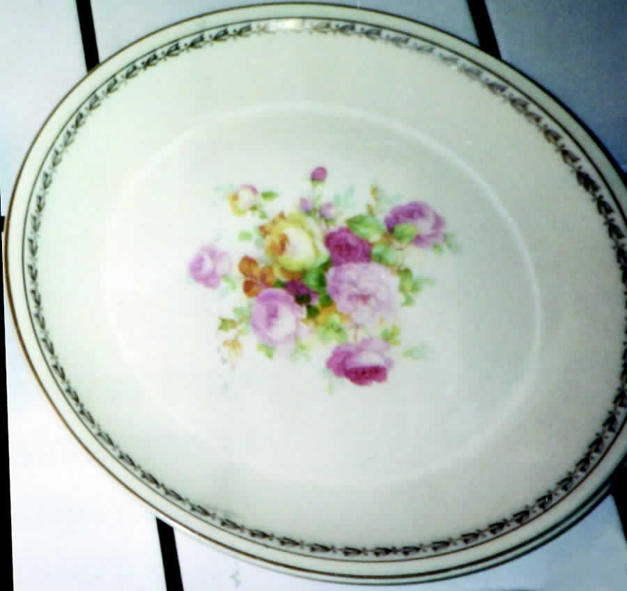 Sweet Marie Lace Dinner Plate by Paden City-1