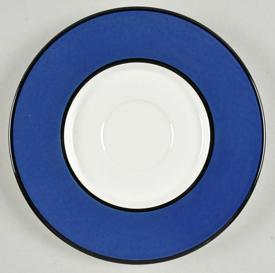 Spa Cobalt (Coupe) Saucer by Pagnossin-1