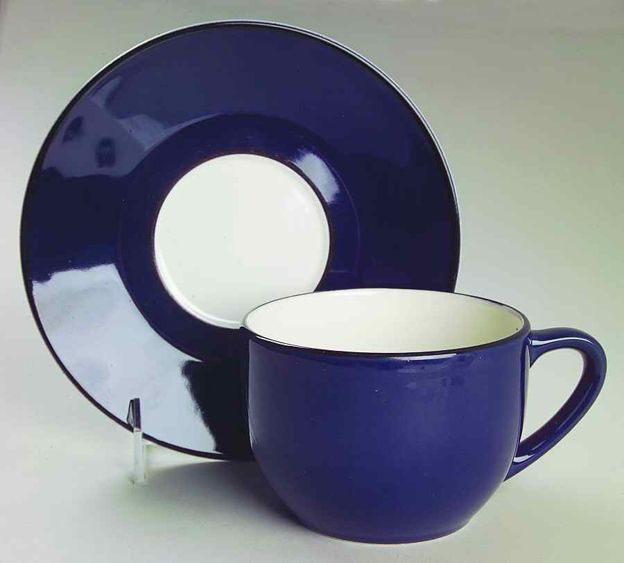 Spa Cobalt (Coupe) Breakfast Cup & Saucer Set by Pagnossin-1