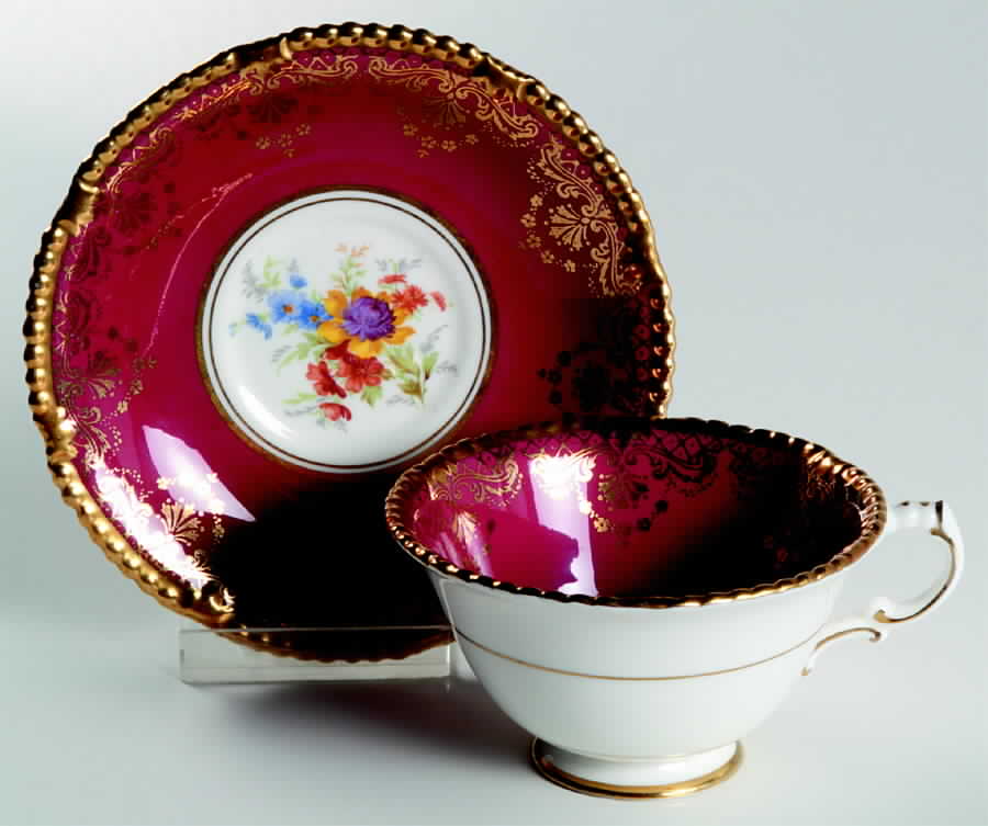 S6890 Footed Cup & Saucer Set by Paragon-1