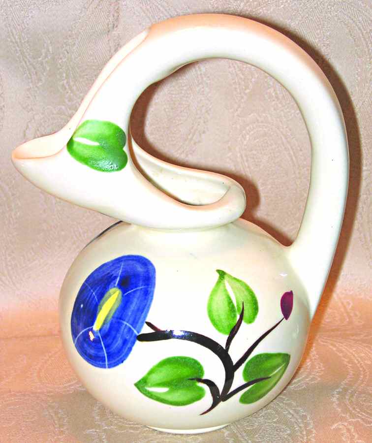 Morning Glory Honey Jug by Purinton-1