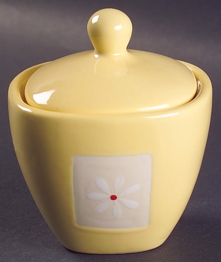 Dazee Sun Sugar Bowl & Lid by Pfaltzgraff-1