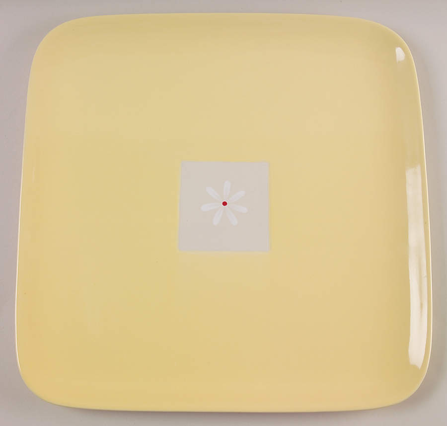 Dazee Sun 14" Square Platter by Pfaltzgraff-1