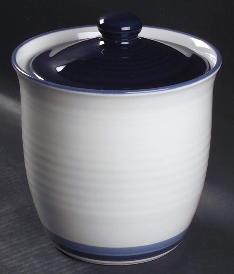 Denim Small Canister & Lid by Pfaltzgraff-1