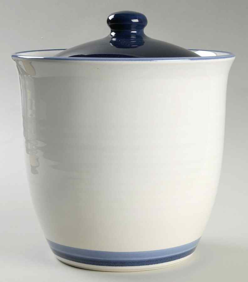 Denim Large Canister & Lid by Pfaltzgraff-1