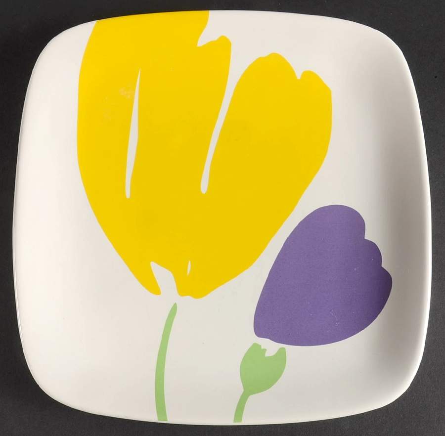 Flourish Square Salad Plate by Pfaltzgraff-1