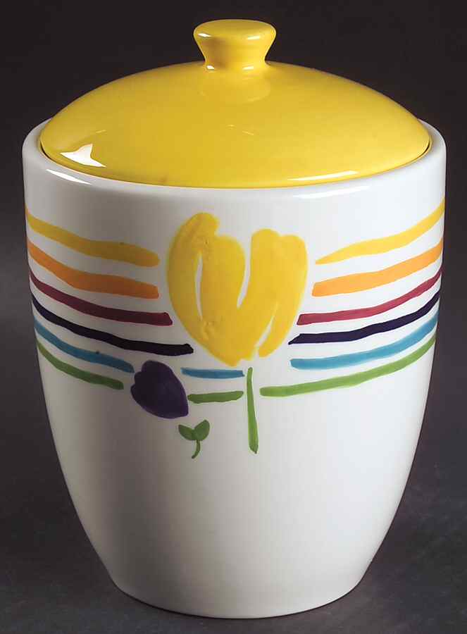 Flourish Small Canister & Lid by Pfaltzgraff-1