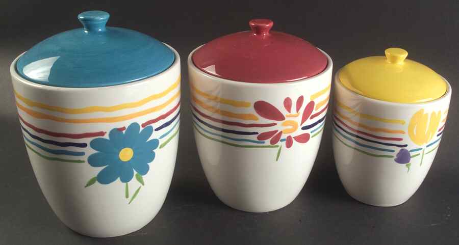 Flourish (3 Piece) Canister Set (Box Set) by Pfaltzgraff-1