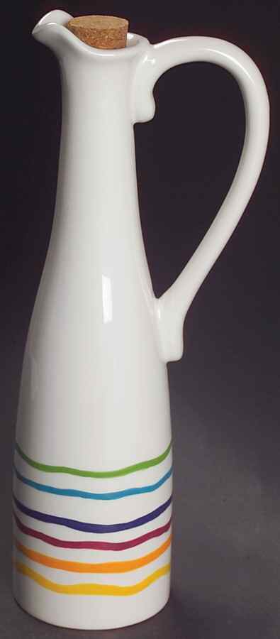 Flourish Oil Jar & Cork Stopper by Pfaltzgraff-1