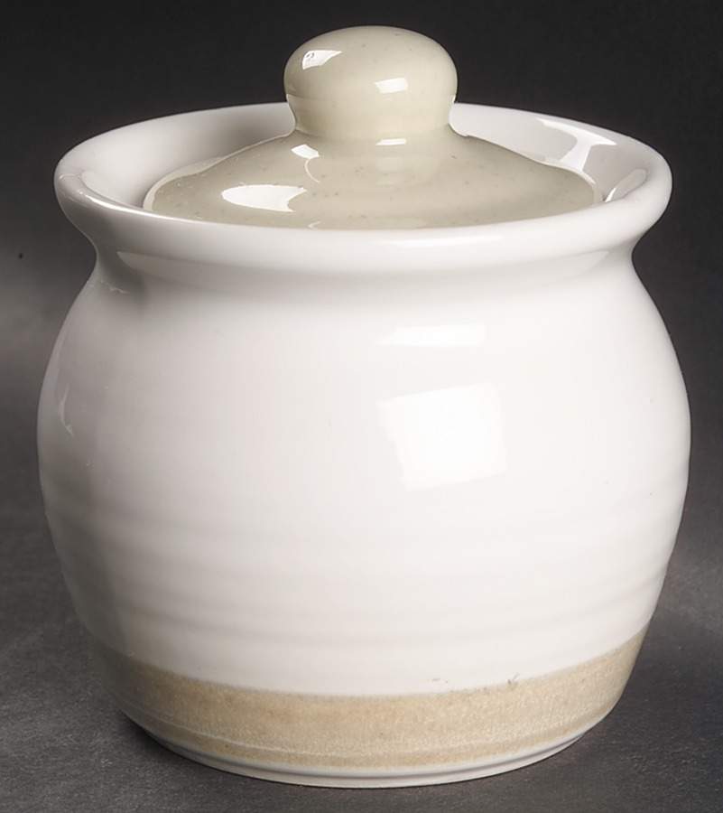 Caramel Sugar Bowl & Lid by Pfaltzgraff-1