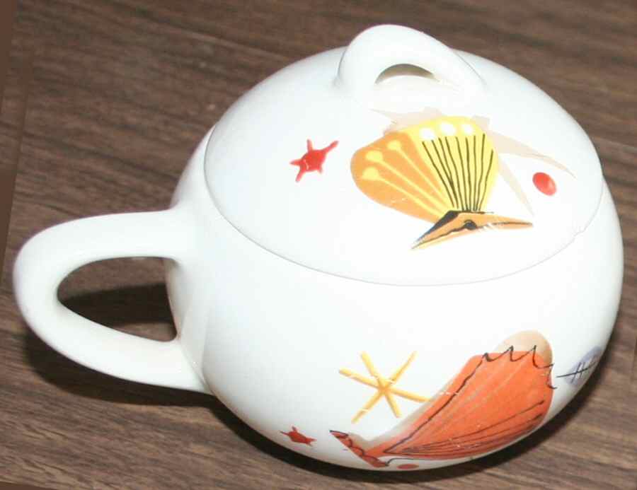 PCP206 Sugar Bowl & Lid by Paden City-1