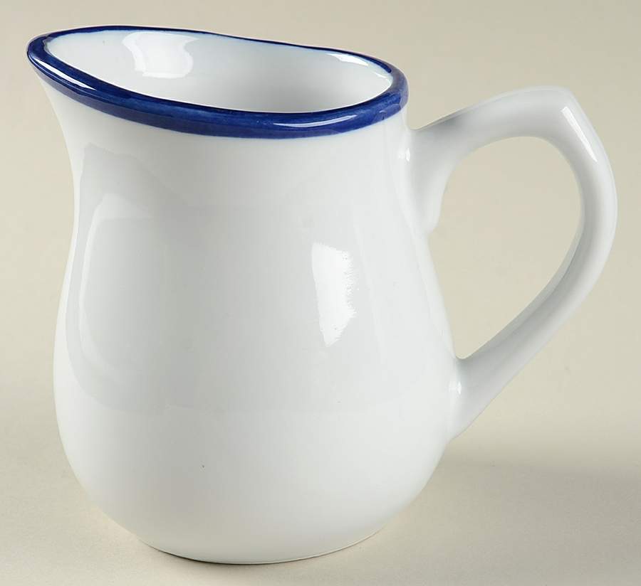 Club Blue Creamer by Pottery Barn China-1