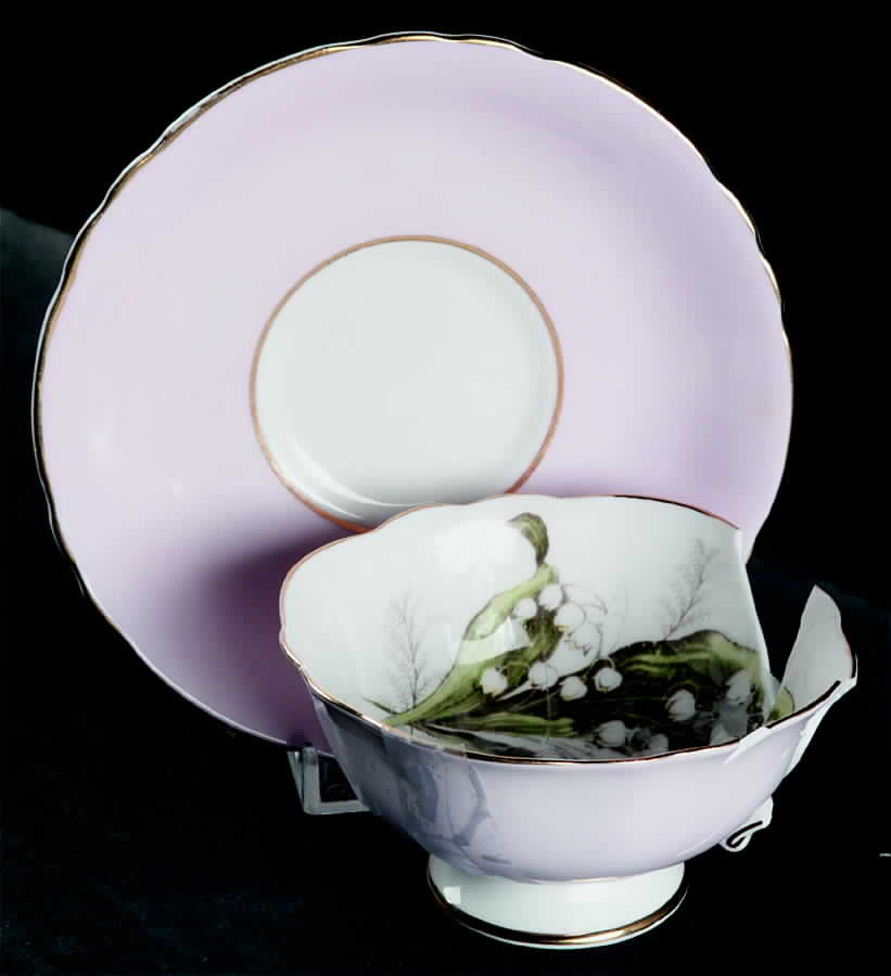A1991 Footed Cup & Saucer Set by Paragon-1