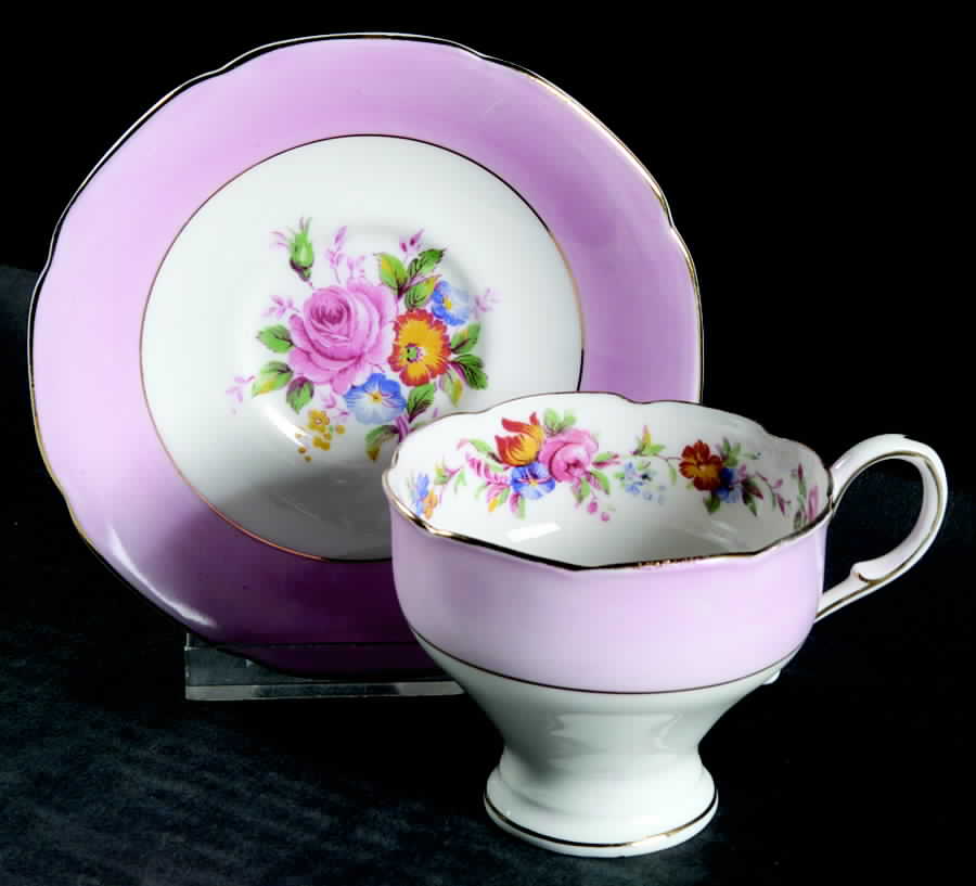 G6764-6 Footed Cup & Saucer Set by Paragon-1