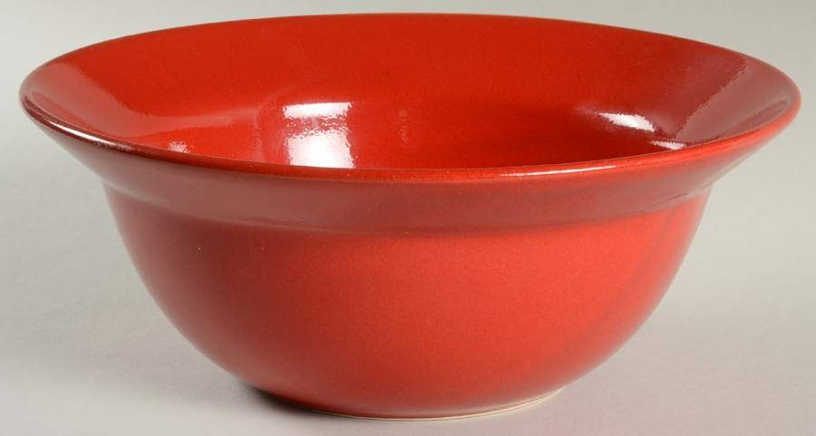 Red 10" Round Vegetable Bowl by Pier 1-1