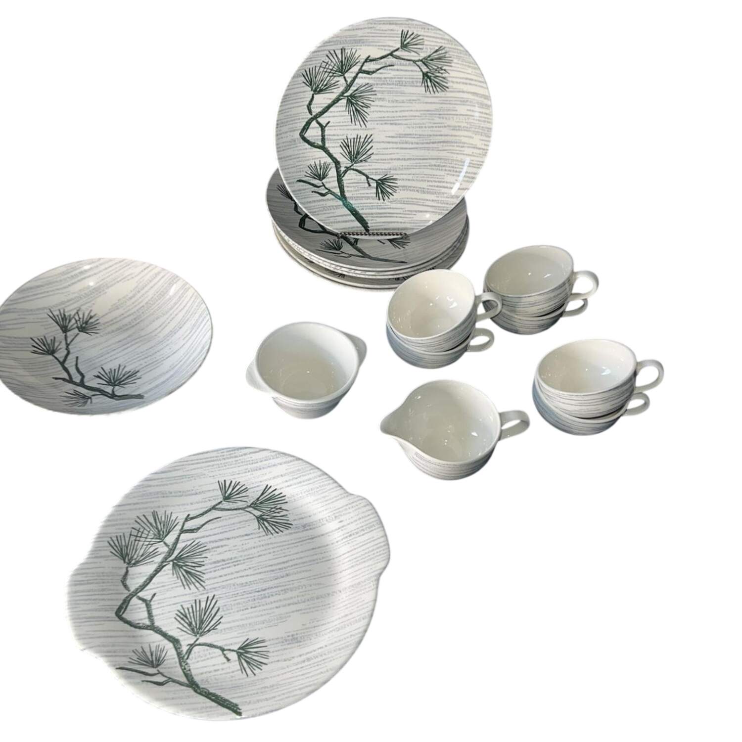 Desert Pine Handled Cake Plate by Prim Rose-1