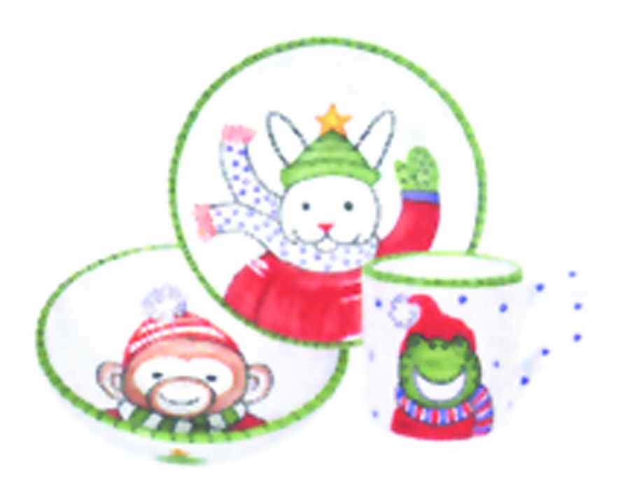 Jingle Pals (3 Piece) Child's Set by Presenttense-1