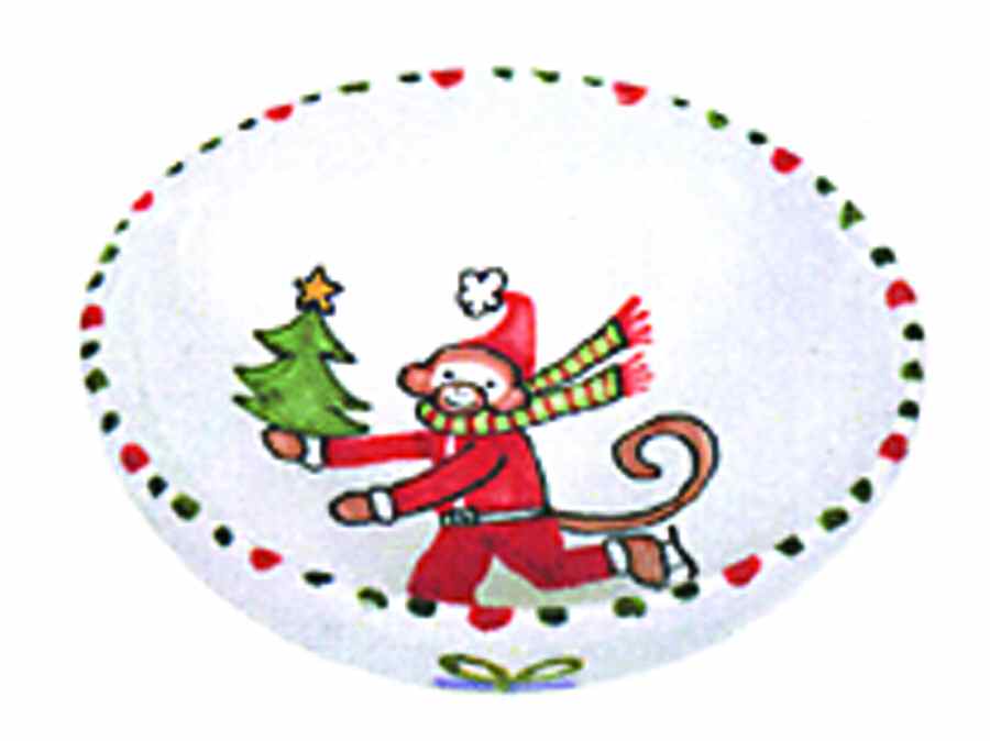 Santa's Helpers Child's Bowl by Presenttense-1
