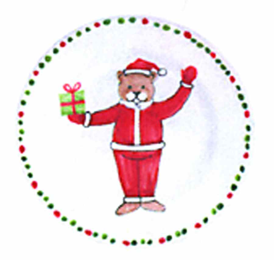 Santa's Helpers Child's Plate by Presenttense-1
