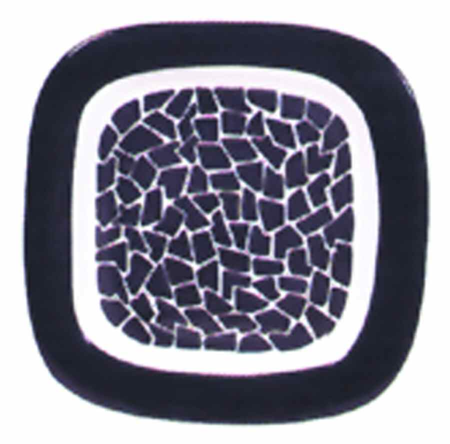 Mod 14" Square Platter by Presenttense-1