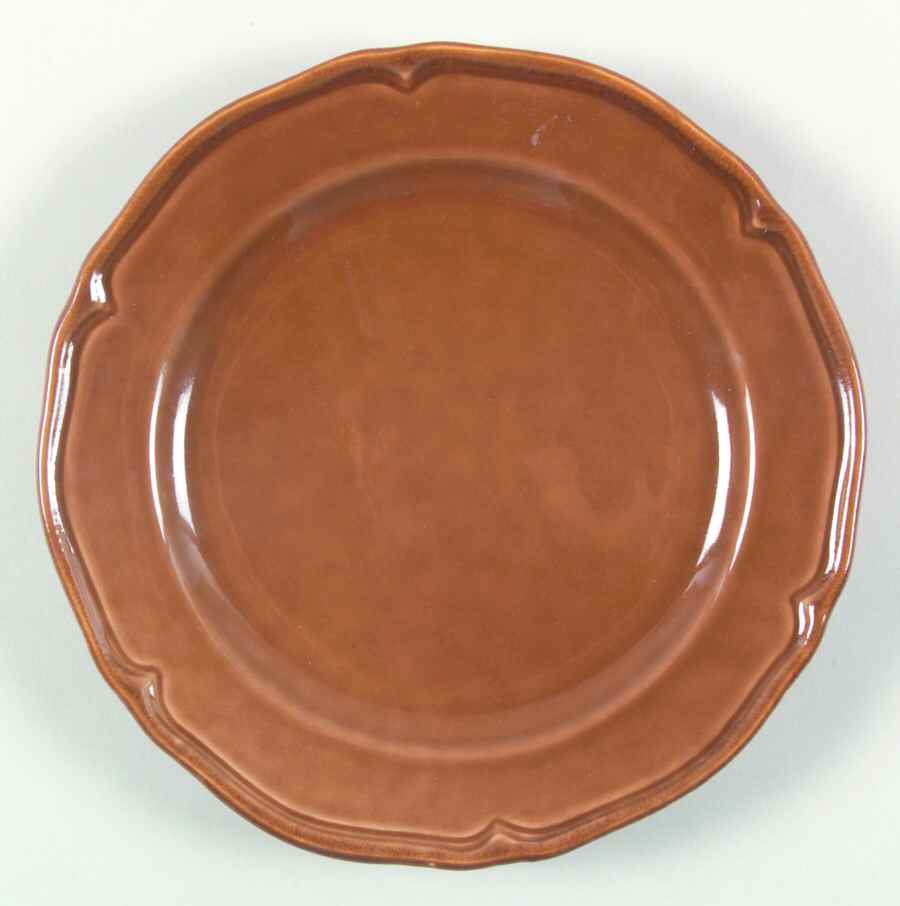 Villa Antica Espresso (Brown) Salad Plate by Presenttense-1